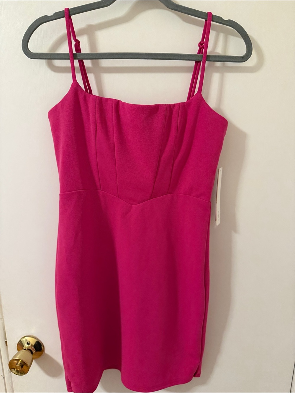 Aqua NWT Vibrant corset mini dress
